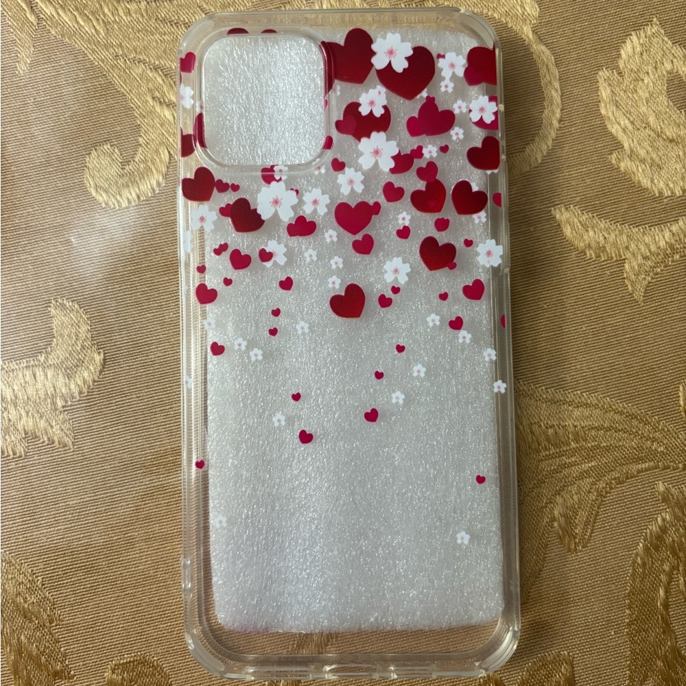 Hearts and Flowers iPhone 12 Pro Case